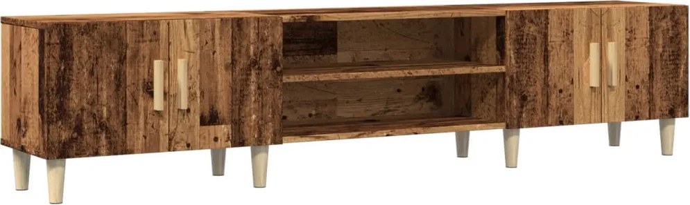 vidaXL Comodă TV, lemn vechi, 180x31,5x40 cm, lemn prelucrat