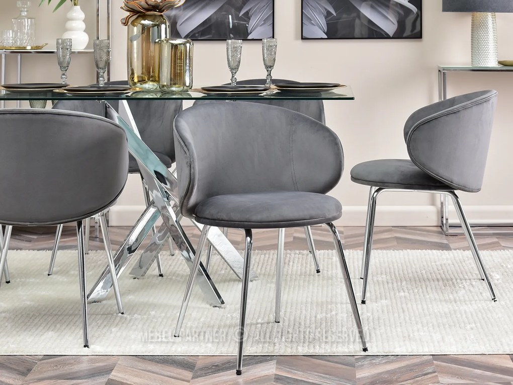 Scaun Carmen (grafit + negru). 1110991