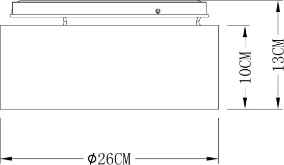 Plafonieră LED Globo 15385D MAGGY LED/12W/230V