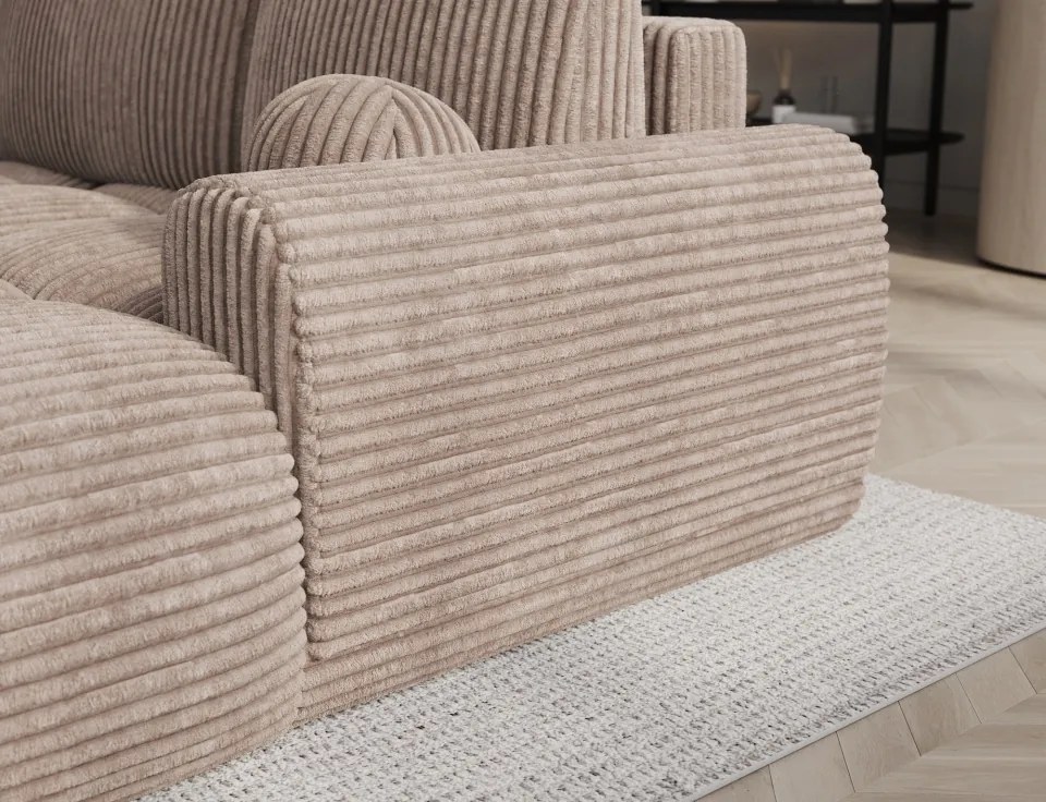 Colțar Vittario extensibil, 227x170x95 cm, orientare dreapta – Modullo 20