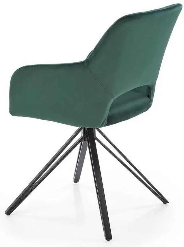 Scaun de bucătărie Eloise, verde închis
