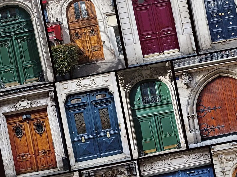 Tablou de perete decorativ Portales,100x100cm