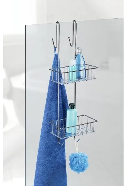 WENKO 22213100 - Suport ALDO 24,5x70 cm inox/argintiu