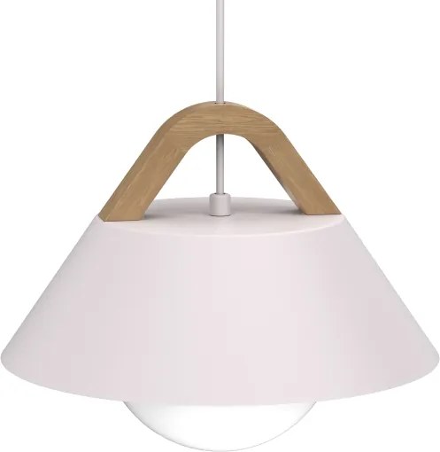 Lustră pe cablu FUNDA 1xE27/15W/230V crem