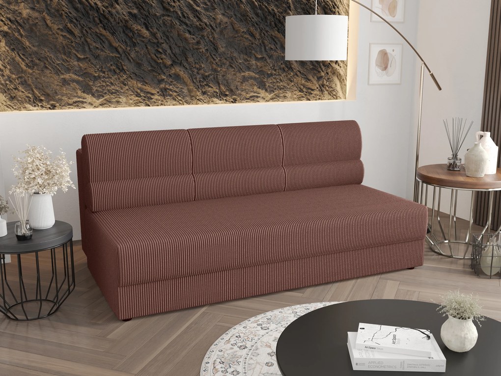 Canapea două locuri Radiant (Maro). 1056828