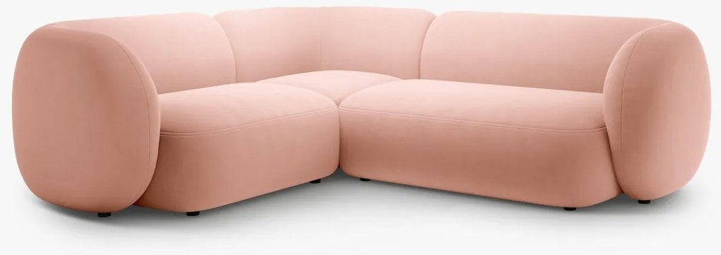 Coltar Kate 4 locuri catifea Salvador L252 cm