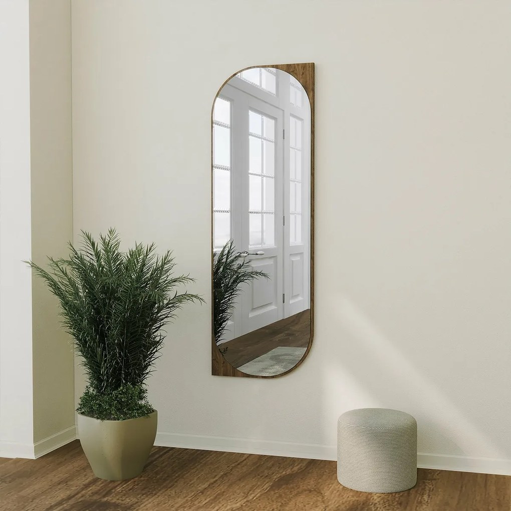 Oglindă Livi Walnut 52 x 152 cm