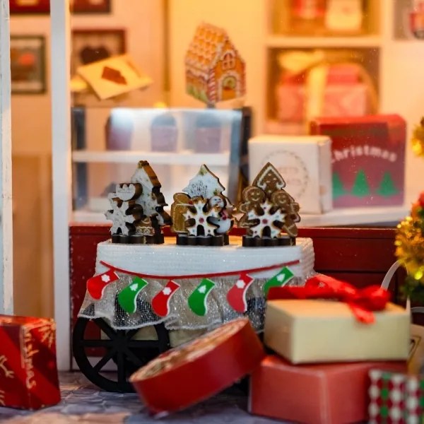 Casă miniaturală 2Kids Toys Patiseria Crăciunului 2xAAA