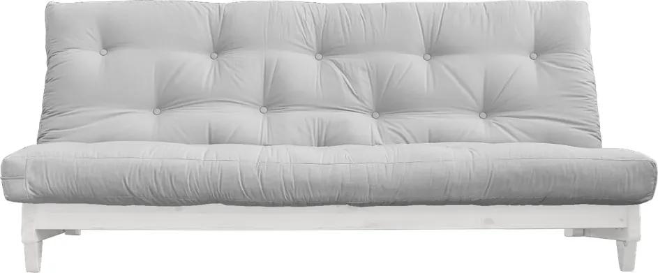 Canapea extensibilă Karup Design Fresh White/Light Grey