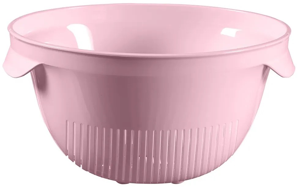 Strecuratoare de plastic ESSENTIALS rotund - roz