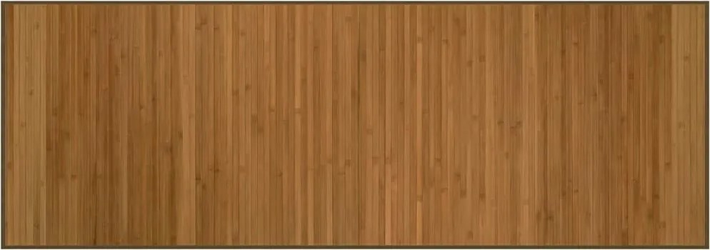 vidaXL Covor dreptunghiular, maro, 70x200 cm, bambus