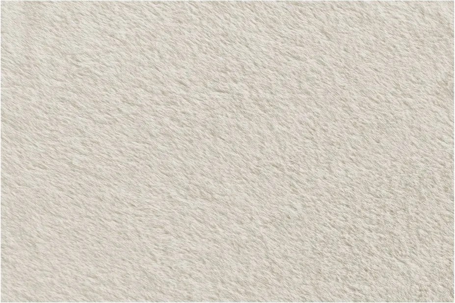 Fotoliu bean bag crem cu tapițerie din blană artificială Lilibet – Bobochic Paris