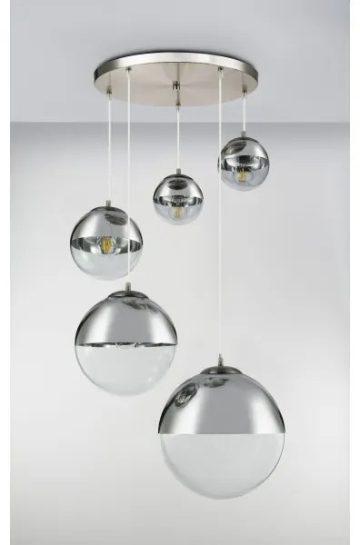 Globo - Lustră pe cablu 5xE27/60W/230V