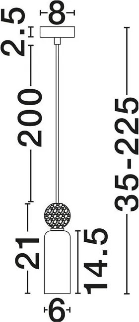 Pendul stil minimalist FILOMENA