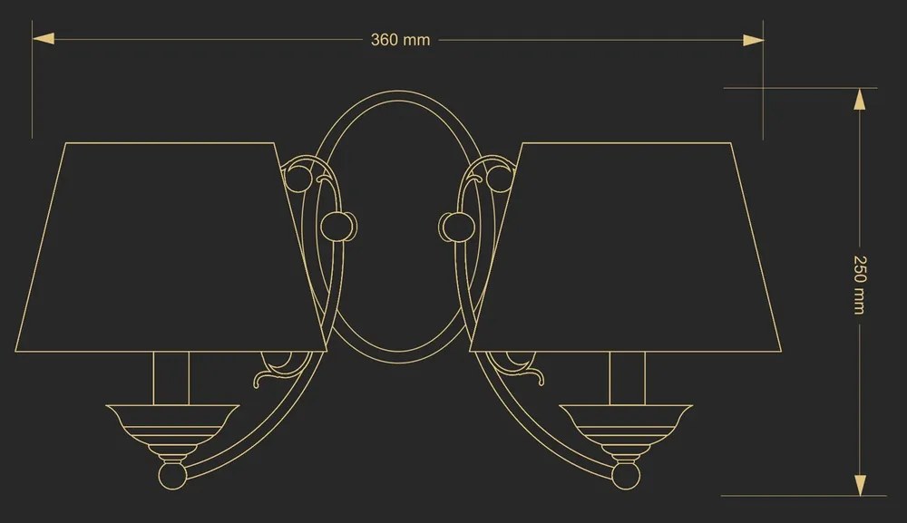 Aplica design clasic realizata manual CASAMIA