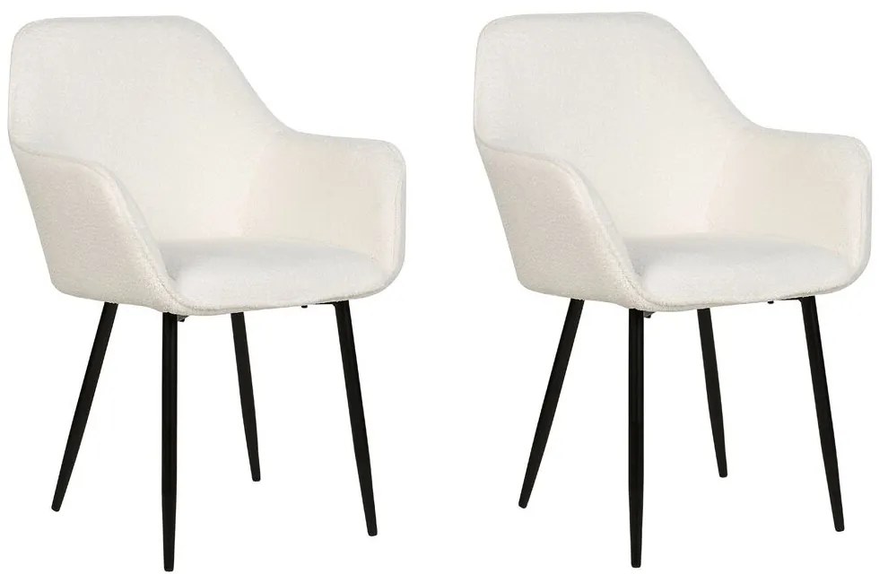 Set 2 buc scaun tip bar Anika (alb). 1077394