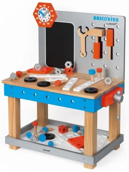 Janod - Atelier de joacă pentru copii cu unelte BRICOKIDS