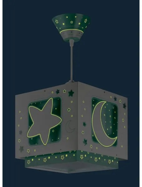 Dalber D-63232H - Lustră copii MOONLIGHT 1xE27/60W/230V