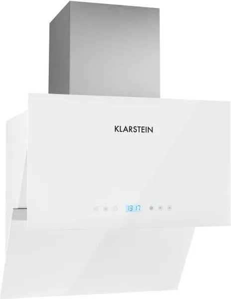 Klarstein Aurea cap extractor liber 195 W 60cm 5500 m³ / h sticlă Touch alb