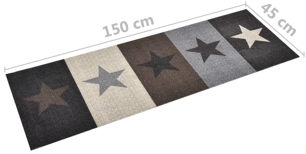 Covoras de bucatarie lavabil, 45x150 cm, model stele 1, stars, 45 x 150 cm