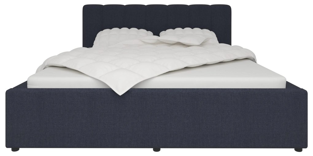 Set 3 piese Luna Silver, Pilota 140 x 200 cm, 2 Perne 50 x 70 cm, fibra siliconata, bumbac