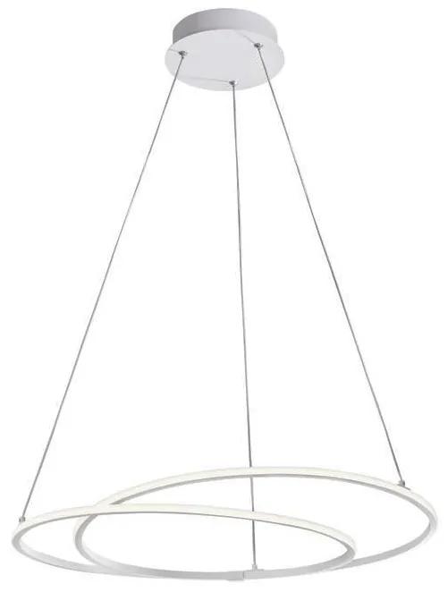 Lustra suspendata LED design modern Viarregio alb