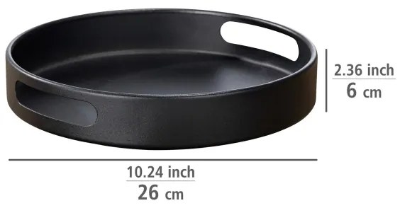 WENKO 55098100 - Tavă BLACK OUTDOOR KITCHEN, 26 x 6 cm, negru