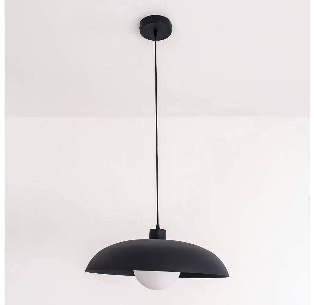Pendul pe cablu ECLIPSE, 1xE27/15W/230V, negru