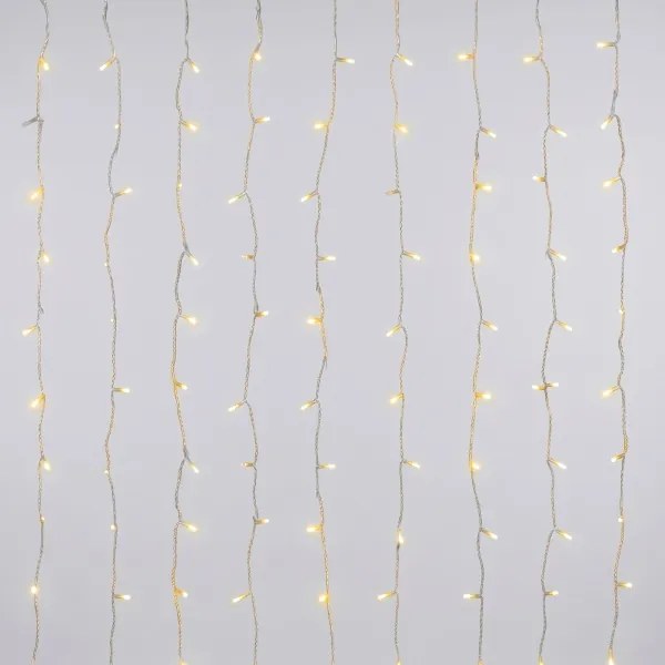 Aigostar - LED ghirlandă de exterior pentru Crăciun 372xLED/8 funcții 3xAA 6x1,2m IP44 alb cald