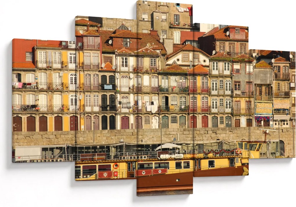 Tablou - Cartierul Waterfront, Portugalia (150x105 cm)