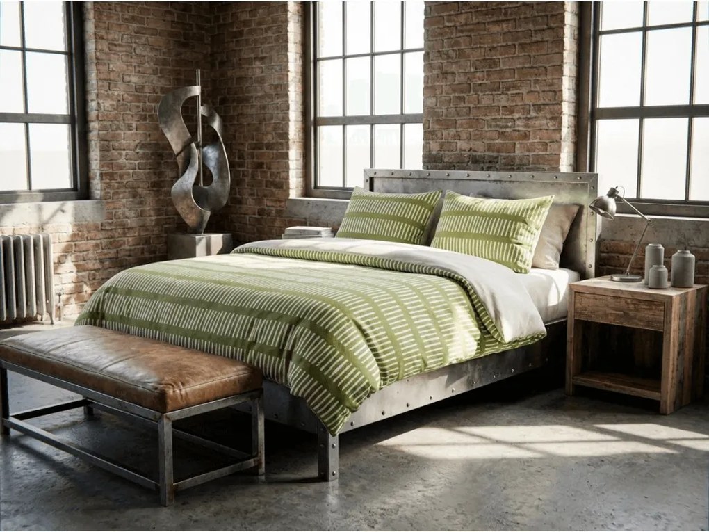 Lenjerie de pat din microfibra GREENSORY verde Dimensiune lenjerie de pat: 2 buc 70 x 90 cm | 200 x 220 cm