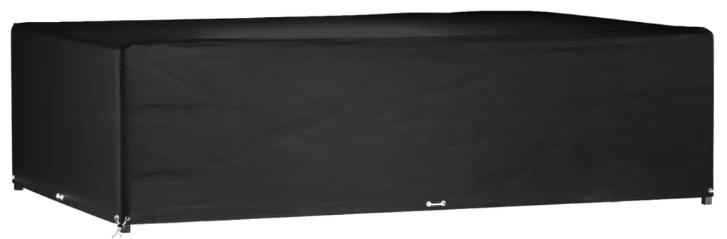 vidaXL Husă pentru mobilier grădină, 16 ocheți, 325x205x90 cm, pătrat