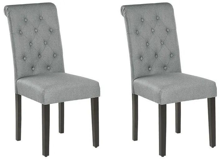 Zondo Set 2 buc. scaune de sufragerie VALLA (gri). Promo -22%. 1023202