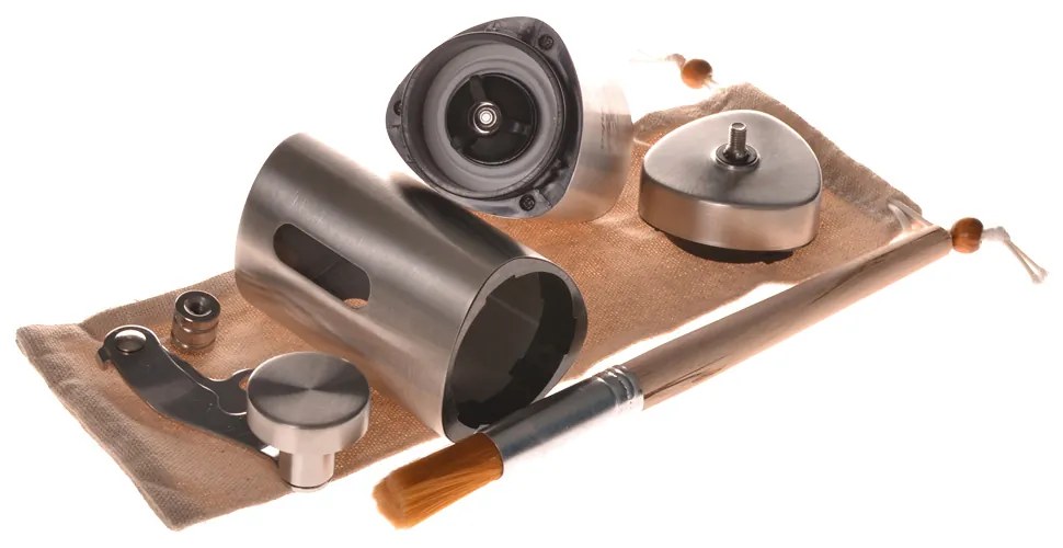 Râșniță de cafea Mlynko ML02 cu pietre ceramice de măcinare + carcasă moale