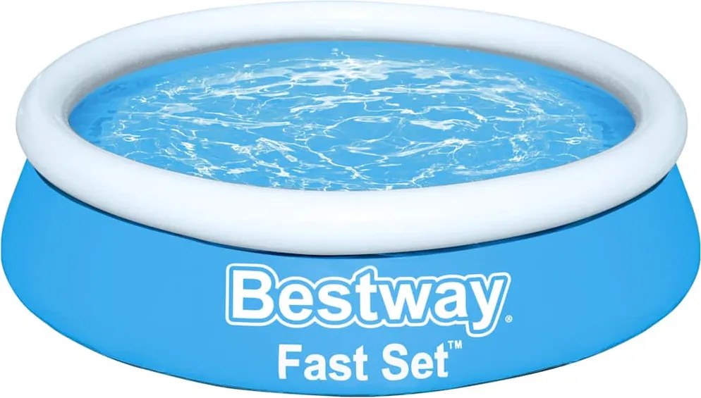 Bestway Piscina gonflabilă Fast Set, albastru, 183x51 cm, rotundă