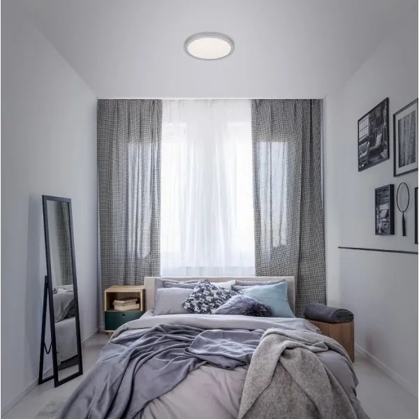 Plafonieră LED RUNA LED/18W/230V argintie Briloner 3048-014