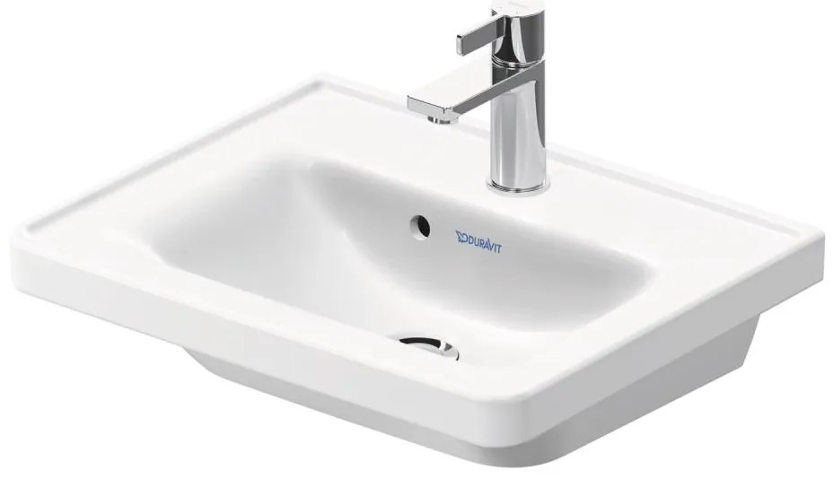 Duravit D-NEO 742500000 - Lavoar suspendat 50 x 40 cm, ceramică, alb lucios