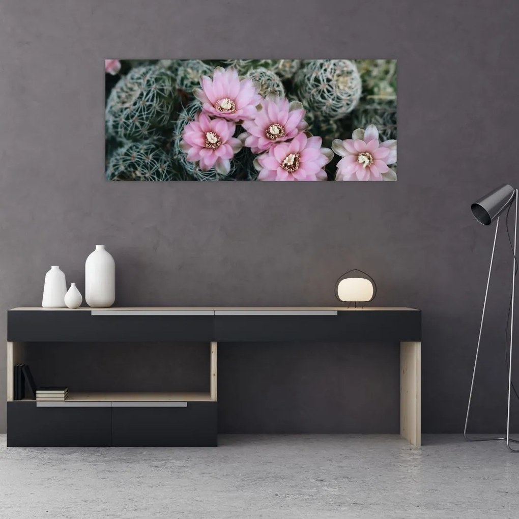 Tablou floare de cactus (120x50 cm)