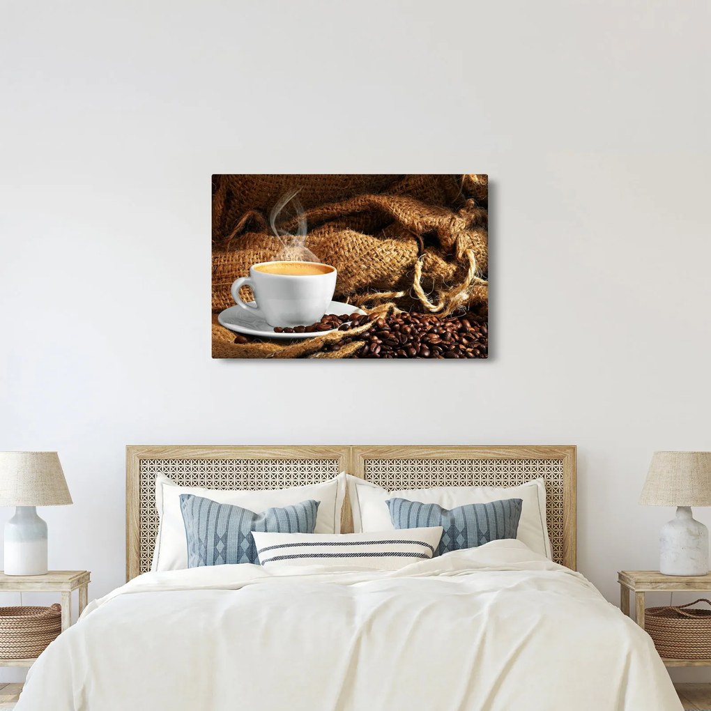Tablou - O ceașcă de cafea (90x60 cm)