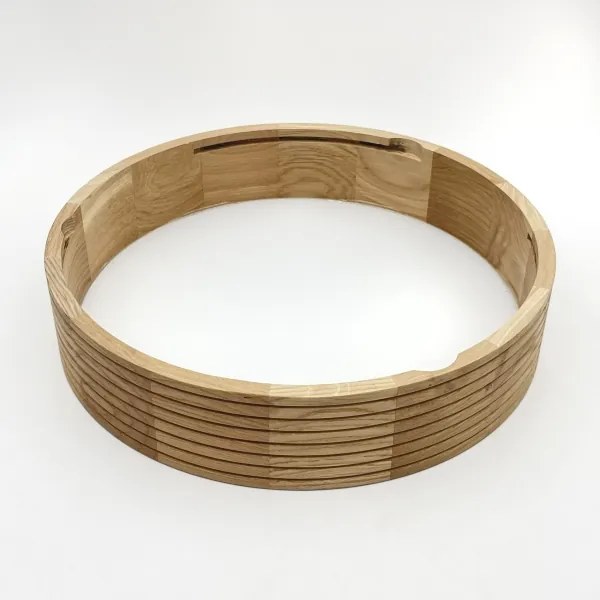 Brilagi - Plafonieră LED CARVALHO MODERN 2xE27/60W/230V Ø 37,5 cm stejar