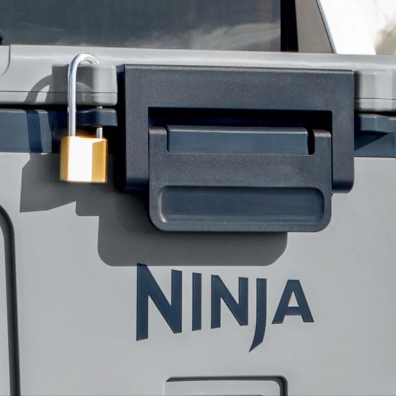 Lada frigorifica Ninja FrostVault FB230EUGY, 28 l, Pasiva, 48 doze, Pastreaza gheata pana la 5 zile, Compartiment uscat, Roti, Gri