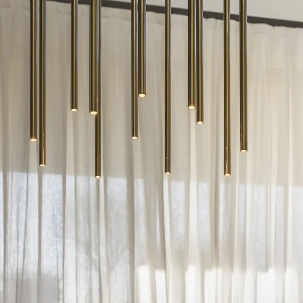 Lustră LED pe cablu Ideal Lux FILO LED/25W/230V alamă