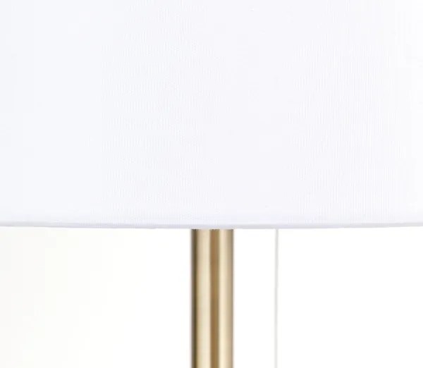 Lampă de masă cu port USB Orion LA 4-1205/1 LUDWIG 1xE27/40W/230V alb/auriu