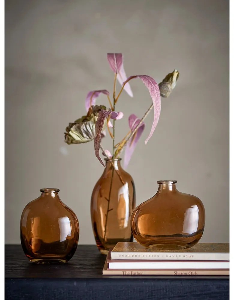 Vază portocalie din sticlă (înălțime 15,5 cm) Tilia – Bloomingville