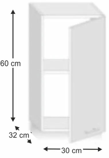 Dulap superior de bucătărie Lilouse G 30. 788625