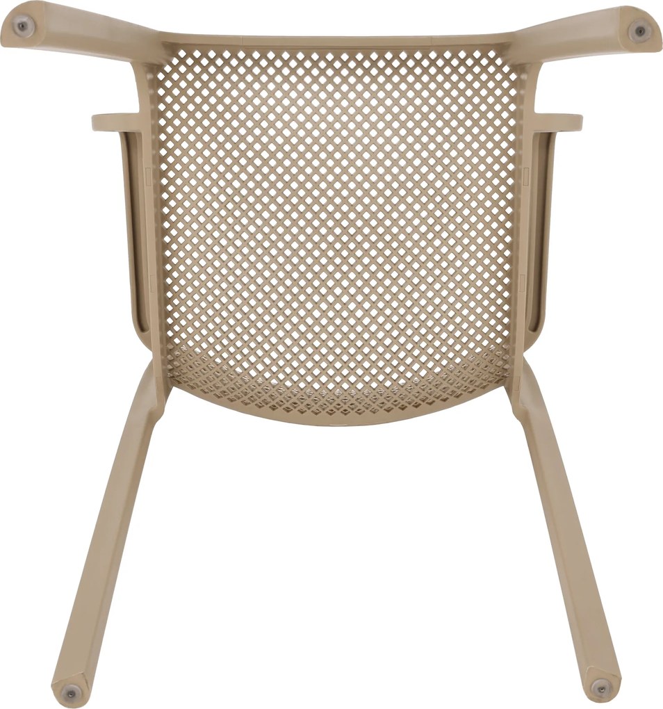 Scaun stivuibil, gri-maro / plastic, FRENIA