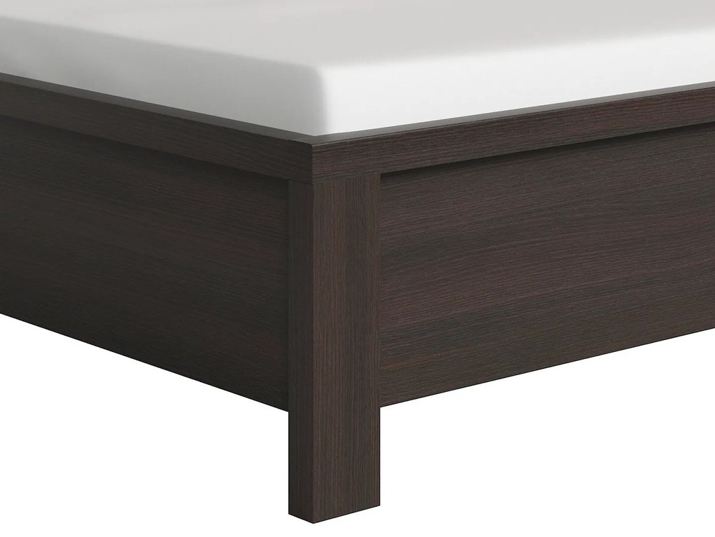 Pat matrimonial 140 cm Kaspian LOZ/140 (wenge). 798875