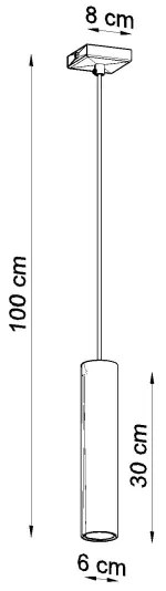 Lustră pe cablu Sollux SL.1204 LAGOS 1xGU10/10W/230V crom