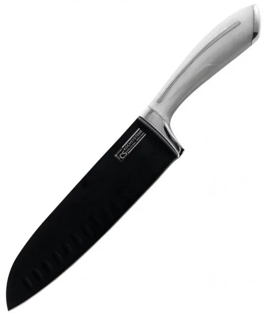 Cutit santoku Garmicsh, inox, lama 18 cm