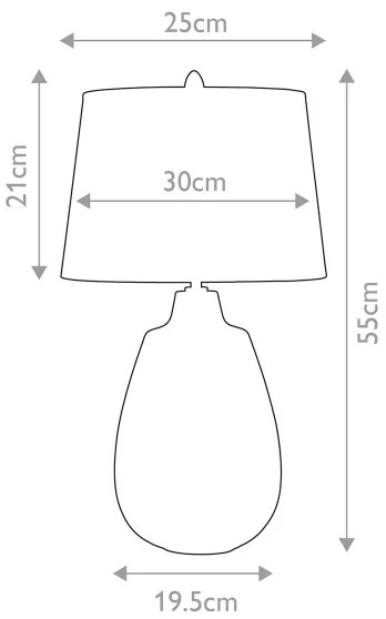 Lampă de masă Elstead NEWHAM-TL-S NEWHAM 1xE27/60W/230V